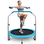 Pyle - SLELT403 , Misc , Spring-less Sports Jumping Fitness Trampoline, Adult Size