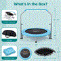 Pyle - DE-SLELT403 , Misc , Spring-less Sports Jumping Fitness Trampoline, Adult Size