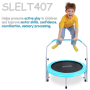 Pyle - slelt407 , Misc , Spring-less Sports Jumping Fitness Trampoline, Adult Size