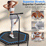 Pyle - SLELT518 , Home and Office , Fitness Equipment - Home Gym , Health and Fitness , Fitness Equipment - Home Gym , Pro Aerobics Fitness Trampoline - Portable Gym Sports Trampoline with Adjustable Handrail