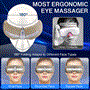Pyle - SLEYMSG82 , Health and Fitness , Therapeutic , Electric Smart Eye Massager - Temple & Eye Mask Visor Massage System with Heat Therapy and Bluetooth Music