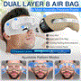 Pyle - SLEYMSG82 , Health and Fitness , Therapeutic , Electric Smart Eye Massager - Temple & Eye Mask Visor Massage System with Heat Therapy and Bluetooth Music