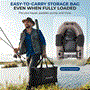 Pyle - SLFBT10 , Sports and Outdoors , Carrying Cases - Portability , Inflatable Modular Fishing Kayak with Single-Action Hand Pump, Carry Bag, and Repair Kit