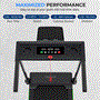 Pyle - SLFOLD10 , Home and Office , Fitness Equipment - Home Gym , Health and Fitness , Fitness Equipment - Home Gym , Folding Treadmill Electric Motorized Running Machine - 2.5 HP Power, 3 White LED Display & Mobile Phone/Tablet for Indoor Exercise