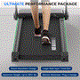 Pyle - SLFOLD10 , Home and Office , Fitness Equipment - Home Gym , Health and Fitness , Fitness Equipment - Home Gym , Folding Treadmill Electric Motorized Running Machine - 2.5 HP Power, 3 White LED Display & Mobile Phone/Tablet for Indoor Exercise