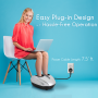 Pyle - SLFTMSG45.5 , Home and Office , Therapeutic , Foot Massager - Heel, Toe & Ankle Massage Comfort with Vibration Therapy