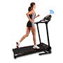 Pyle - SLFTRD18 , Health and Fitness , Fitness Equipment - Home Gym , Track Base Smart Digital Treadmill with Downloadable App