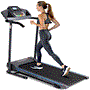 Pyle - SLFTRD20 , Home and Office , Fitness Equipment - Home Gym , Smart Digital Treadmill with Bluetooth App Sync, Manual Incline Treadmill Adjustment, Fold-Away Style