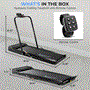 Pyle - SLFTRD80 , Home and Office , Fitness Equipment - Home Gym , Health and Fitness , Fitness Equipment - Home Gym , Folding Treadmill Electric Motorized Running Machine - 16 Pre-set Program, 1.5 HP Power, Max Speed 7.5 MPH, LED Display & Mobile Phone/Tablet for Indoor Exercise