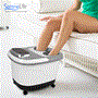 Pyle - SLFTSP18 , Health and Fitness , Therapeutic , Hydrotherapy Heated Foot Massager - Therapeutic Foot Massage Spa Bath with Heat & Feet Rollers