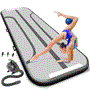 Pyle - SLGM3KB.5 , Health and Fitness , Fitness Equipment - Home Gym , Exercise Floor Tumble Mat (9.8’+ ft.)