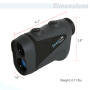 Pyle - AZSLGRF30BK , Gadgets and Handheld , Multi-Function Handheld Devices , Golf Laser Range Finder Monocular with Pin-Seeking and Zoom Sight