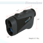 Pyle - SLGRF30BK , Gadgets and Handheld , Multi-Function Handheld Devices , Golf Laser Range Finder Monocular with Pin-Seeking and Zoom Sight