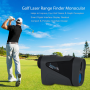 Pyle - SLGRF30BK , Gadgets and Handheld , Multi-Function Handheld Devices , Golf Laser Range Finder Monocular with Pin-Seeking and Zoom Sight