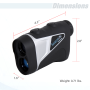 Pyle - AZSLGRF30SL , Gadgets and Handheld , Multi-Function Handheld Devices , Golf Laser Range Finder Monocular with Pin-Seeking and Zoom Sight