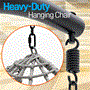 Pyle - SLGZ0EGBL , Misc , Wicker Rattan Swing Chair - Washable Nonslip Soft Swing Chair Cushion for Outdoor/Indoor Garden Decoration (Black)
