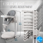Pyle - SLHC63S , Misc , Baby High Chair - Baby & Toddler Booster Seat Style Feeding Chair with Height Adjustment