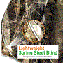 Pyle - SLHT39 , Misc , Reliable Spring Steel Blind - Person Hunting Ground Blind, Includes Carrying Bag