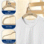 Pyle - SLHVELIVOR10 , Home and Office , Storage - Organization , 10 Pcs. Velvet Hangers - Non-Slip, Sturdy, and Heavy Duty Coat Set with 360° Swivel Hook for Clothes (Ivory)