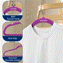 Pyle - SLHVELPURP10 , Home and Office , Storage - Organization , 10 Pcs. Velvet Hangers - Non-Slip, Sturdy, and Heavy Duty Coat Set with 360° Swivel Hook for Clothes (Purple)