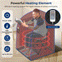Pyle - SLISAU20BK , Home and Office , Therapeutic , Compact & Portable Sauna - Personal In-Home Detox Spa Steam Therapy Heated Sauna