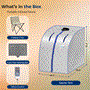 Pyle - SLISAU20SL.5 , Home and Office , Therapeutic , Compact & Portable Sauna - Personal In-Home Detox Spa Steam Therapy Heated Sauna