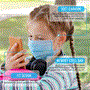 Pyle - SLKDPLY100 , Health and Fitness , 100 Pcs. Disposable Face Masks - 3 Layer Protection Breathable Face Masks, For Dust Covering (For Kids)