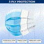 Pyle - SLKDPLY50X40 , Misc , 50 Pcs X 40 INNER  = 2,000 Disposable Face Masks - 3 Layer Protection Breathable Face Masks, For Dust Covering (For Kids)