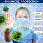 Pyle - SLKDPLY50X40 , Misc , 50 Pcs X 40 INNER  = 2,000 Disposable Face Masks - 3 Layer Protection Breathable Face Masks, For Dust Covering (For Kids)