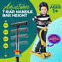 Pyle - SLKS59 , Sports and Outdoors , Kids Toy Scooters , Infinity 3-Wheel Kids Scooter - Child & Toddler Toy Scooter with Built-in LED Wheel Lights, Fold-Out Comfort Seat (Yellow)