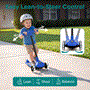 Pyle - SLKSC15BL.5 , Sports and Outdoors , Kids Toy Scooters , 3-Wheel Foldable Kids Scooter - Child Toy Scooter with Built-in LED Wheel Lights, and Easy Maneuvering Lean-to-Steer Technology (Blue)