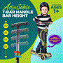 Pyle - SLKSCA , Sports and Outdoors , Kids Toy Scooters , Infinity 3-Wheel Kids Scooter- Child & Toddler Toy Scooter with Built-in LED Wheel Lights, Fold-Out Comfort Seat (Camo)