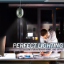 Pyle - AZSLLMP19 , Home and Office , Light Fixtures - Interior Lighting , Pendant Light / Hanging Lamp Ceiling Light Fixture, Sculpted Glass Lighting Accent