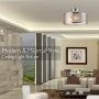 Pyle - AZSLLMP416 , Home and Office , Light Fixtures - Interior Lighting , Ceiling Light / Lamp Light Fixture - Metal Lighting Accent (Semi Flush-Mount)