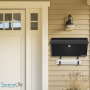 Pyle - SLMAB27 , Home and Office , Safe Boxes - Mailboxes , Indoor/Outdoor Wall Mount Locking Mailbox with Newspaper Holder, Includes Keys