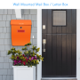 Pyle - SLMAB35 , Home and Office , Safe Boxes - Mailboxes , Indoor / Outdoor Wall Mount Locking Mailbox / Letter Box, Includes Keys