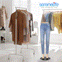 Pyle - SLMAQFTSK02 , Home and Office , clothing & accessories , Female Lower Body Dress Form Mannequin - Dummy PP Plastic Base Mannequin w/ Metal Base (Skin)