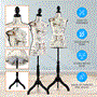 Pyle - SLMAQTP88 , Home and Office , clothing & accessories , Female Dress Form Mannequin Torso Display Mannequin Body with Adjustable Tripod Stand for Clothing Dress Jewelry Display (Skin)
