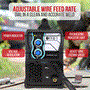 Pyle - SLMIGWL140.9 , Misc , Portable Digital MIG Welding Machine - MIG Inverter Welder with Complete Accessories Set for Household Worker, Supports Double Voltage 110V/220V