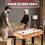 Pyle - SLMTGTBL41 , Sports and Outdoors , 4 in 1 Multi-Function Game Table - Includes Steady Pool Table, Hockey Table, Soccer Foosball Table, and Pingpong Table