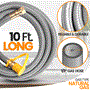 Pyle - SLNATGSR26 , Parts , Natural Gas Hose with Quick Connect Fittings, Natural Gas Conversion Kit, Works with Model Numbers: SLFPS3, SLFPTL, SLFPX45, SLFPSX55, SLFPTIL49, and SLFPX69
