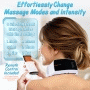 Pyle - SLNKMSG90 , Home and Office , Therapeutic , Smart Neck Massager with Heat & Vibration
