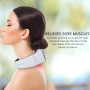 Pyle - SLNKMSG90.7 , Home and Office , Therapeutic , Smart Neck Massager with Heat & Vibration Therapy