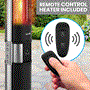 Pyle - SLOHT44.5 , Misc , Electric Patio Heater - with Remote Control, Control Disco Party Column Outdoor Heater