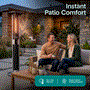 Pyle - SLOHT44.5 , Misc , Electric Patio Heater - with Remote Control, Control Disco Party Column Outdoor Heater