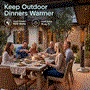 Pyle - SLOHT44.5 , Misc , Electric Patio Heater - with Remote Control, Control Disco Party Column Outdoor Heater