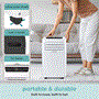 Pyle - SLPAC12.5 , Home and Office , Cooling Fans , Portable Air Conditioner - Compact Home AC Cooling Unit with Built-in Dehumidifier & Fan Modes, Includes Window Mount Kit (12,000 BTU)