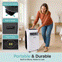 Pyle - SLPAC12.5EU , Home and Office , Cooling Fans , Portable Room Air Conditioner - 12000 BTU Compact Home A/C Cooling Unit with Built-in Dehumidifier & Fan Modes, Includes Window Mount Kit (White)
