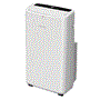 Pyle - SLPAC14EU , Home and Office , Cooling Fans , Portable Room Air Conditioner - 13000 BTU Compact Home A/C Cooling Unit with Built-in Dehumidifier & Fan Modes, Includes Window Mount Kit (White)