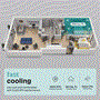 Pyle - SLPAC180W.5 , Home and Office , Cooling Fans , Portable Air Conditioner - 8000 BTU Cooling Capacity (ASHRAE) Compact Home A/C Cooling Unit with Built-in Dehumidifier & Fan Modes, Includes Window Mount Kit (White)